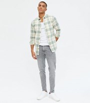 New Look Grey Light Wash Skinny Fit Jeans